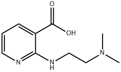 2-{[2-(Dimethylamino)ethyl]amino}nicotinic acid Struktur