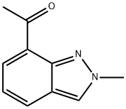 1-(2-Methyl-2H-indazol-7-yl)ethan-1-one Struktur