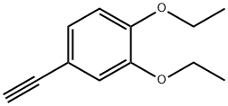 3,4-Diethoxyphenylacetylene Struktur