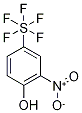 4-Hydroxy-3-nitrophenylsulphur pentafluoride Struktur