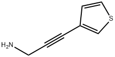 2-Propyn-1-amine, 3-(3-thienyl)- (9CI) Struktur