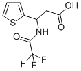 3-(2-THIENYL)-3-[(2,2,2-TRIFLUOROACETYL)AMINO]PROPANOIC ACID Struktur