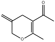 Ethanone, 1-(3,4-dihydro-6-methyl-3-methylene-2H-pyran-5-yl)- (9CI) Struktur