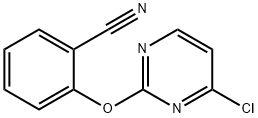 2-(2-CYANOPHENOXY)-4-CHLOROPYRIMIDINE Struktur