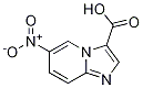 IMidazo[1,2-a]pyridine-3-carboxylic acid, 6-nitro- Struktur