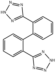 2,2’-Bistetrazole-1,1’-bisphenyl (Losartan Impurity ) Struktur