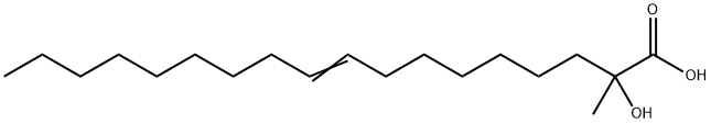 (cis-9)-2-Hydroxy-2-methyl-octadecenoic Acid Struktur