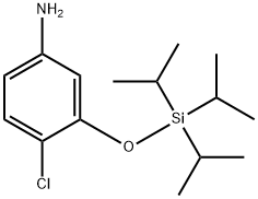 3-Triisopropylsilyloxy-4-chloroaniline Struktur