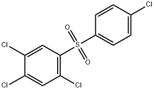 2,4,5-トリクロロフェニル4-クロロフェニルスルホン 化學(xué)構(gòu)造式