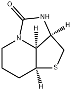 (2aR,7aS,7bS)-Hexahydro-2H-1-thia-3,4a-diazacyclopent[cd]inden-4(3H)-one Struktur