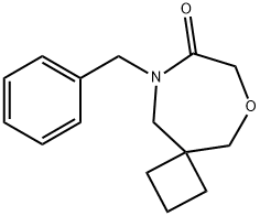 9-benzyl-6-oxa-9-azaspiro[3.6]decan-8-one Struktur