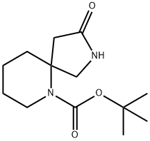 2,6-Diazaspiro[4.5]decane-6-carboxylic acid, 3-oxo-, 1,1-diMethylethyl ester Struktur