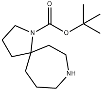 tert-Butyl 1,8-diazaspiro[4.6]undecane-1-carboxylate Struktur