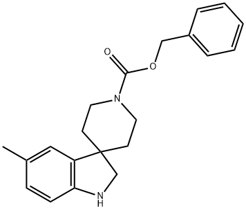 BENZYL 5-METHYLSPIRO[INDOLINE-3,4'-PIPERIDINE]-1'-CARBOXYLATE Struktur