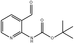 2-N-Boc-amino-3-formylpyridine Struktur