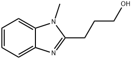 1H-Benzimidazole-2-propanol,1-methyl-(9CI) Struktur