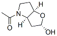 2H-Furo[3,2-b]pyrrol-2-ol, 4-acetylhexahydro-, [2S-(2alpha,3aalpha,6aalpha)]- (9CI) Struktur