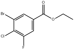 Ethyl 3-broMo-4-chloro-5-fluorobenzoate Struktur