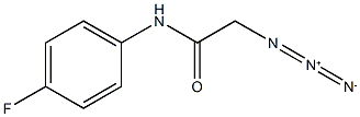 2-Azido-N-(4-fluorophenyl)acetamide Struktur