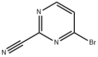 4-Bromopyrimidine-2-carbonitrile Struktur