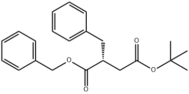 (R)-2-BENZYL-SUCCINIC ACID 1-BENZYL ESTER 4-TERT-BUTYL ESTER Struktur