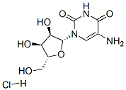 5-AMINOURIDINE, HYDROCHLORIDE SALT Struktur