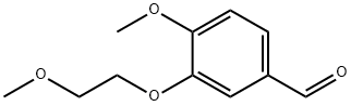 4-methoxy-3-(2-methoxyethoxy)benzaldehyde Struktur