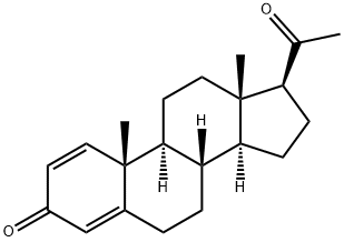 1-脫氫孕酮, 1162-54-5, 結(jié)構式