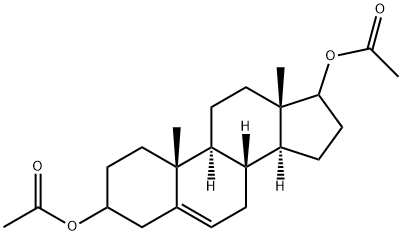 Androst-5-ene-3,17-diol, diacetate Struktur