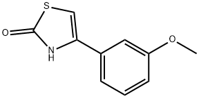 4-(3-METHOXYPHENYL)-2(3H)-THIAZOLONE Struktur