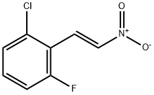 2-CHLORO-6-FLUORO-OMEGA-NITROSTYRENE Struktur