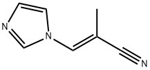 2-Propenenitrile,3-(1H-imidazol-1-yl)-2-methyl-,(E)-(9CI) Struktur