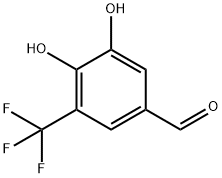 Benzaldehyde, 3,4-dihydroxy-5-(trifluoromethyl)- (9CI) Struktur