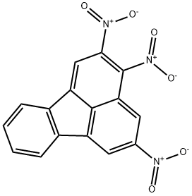 Fluoranthene, 2,3,5-trinitro- Struktur