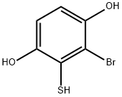 1-thio-6-bromo-2,5-dihydroxybenzene Struktur