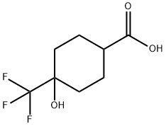 4-Hydroxy-4-(trifluoroMethyl)cyclohexanecarboxylic acid Struktur