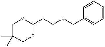 2-[2-(BENZYLOXY)ETHYL]-5,5-DIMETHYL-1,3-DIOXANE Struktur