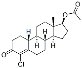 4-chloro-17beta-hydroxyestr-4-en-3-one 17-acetate 