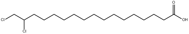 16,17-DICHLOROHEPTADECANOIC ACID Struktur