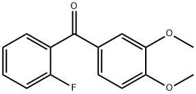 (2,3-DIMETHOXYPHENYL)(2-FLUOROPHENYL)METHANONE Struktur