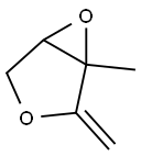 3,6-Dioxabicyclo[3.1.0]hexane,  1-methyl-2-methylene-  (9CI) Struktur