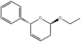 2H-Pyran,2-ethoxy-3,6-dihydro-6-phenyl-,trans-(9CI) Struktur