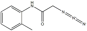 2-Azido-N-(2-methylphenyl)acetamide Struktur