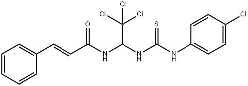 3--Phenyl-N-(2,2,2-trichloro-1-((((4-chlorophenyl)amino)carbonothioyl)amino)ethyl)acrylamide price.