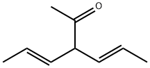 4-Hexen-2-one, 3-(1-propenyl)-, (E,E)- (9CI) Struktur