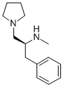 (S)-METHYL-(2-PHENYL-1-PYRROLIDIN-1-YLMETHYL-ETHYL)-AMINE
 Struktur