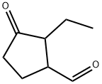 Cyclopentanecarboxaldehyde, 2-ethyl-3-oxo- (9CI) Struktur