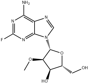 Adenosine, 2-fluoro-2'-O-methyl- Struktur