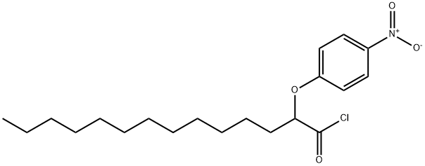 2-(4-NITROPHENOXY)TETRADECANOYL CHLORIDE, 92 Struktur