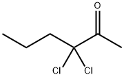 2-Hexanone,  3,3-dichloro- Struktur